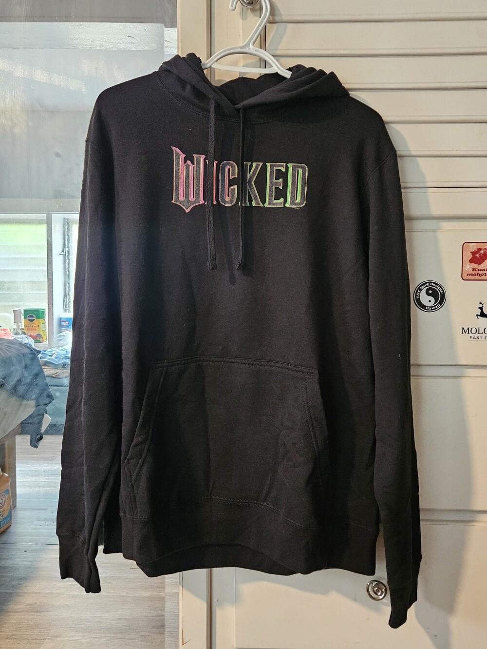Wicked Graphic Black Hoodie - Men's Pullover Sweatshirt